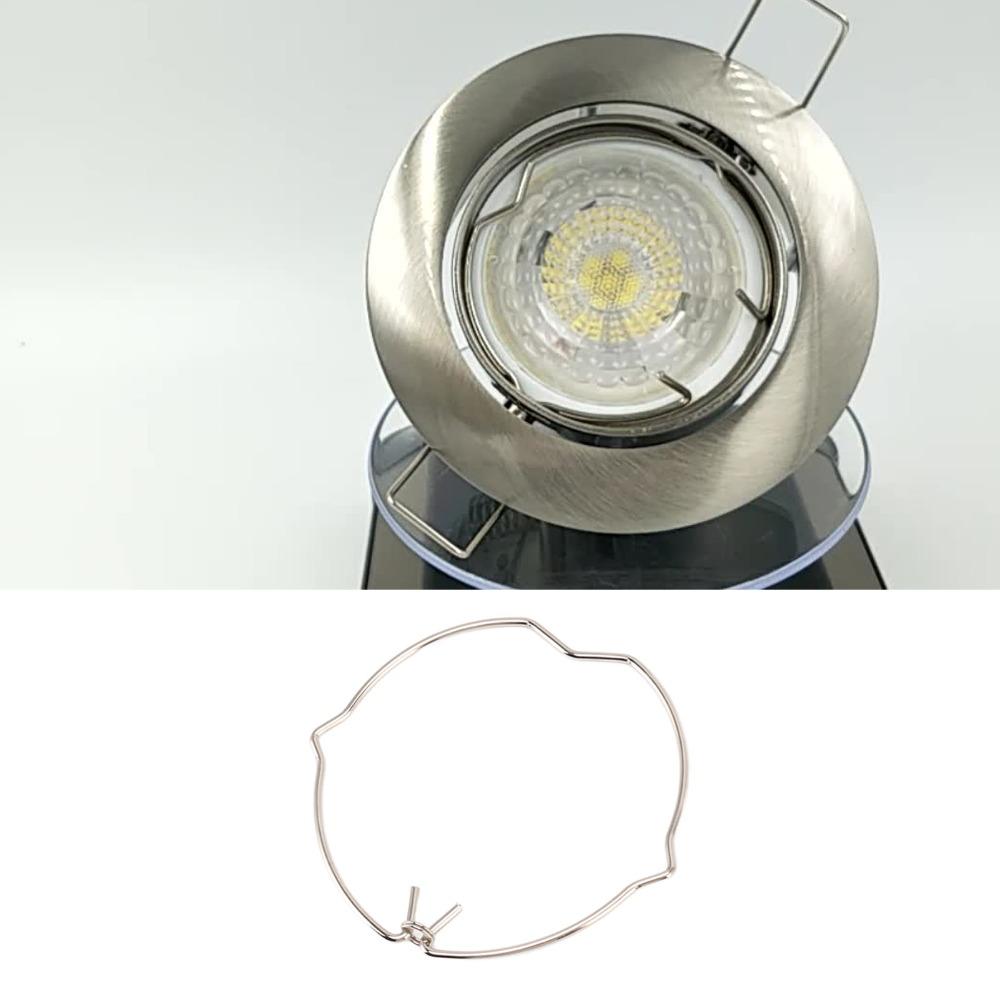 20pcs 2.44×1.10×1.89in Downlight Retaining Spring Clips Spotlight Fixing Clips Industrial Lighting
