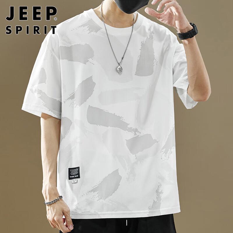 JEEP SPIRIT Men s Ice Silk Short Sleeve T-Shirt XL
