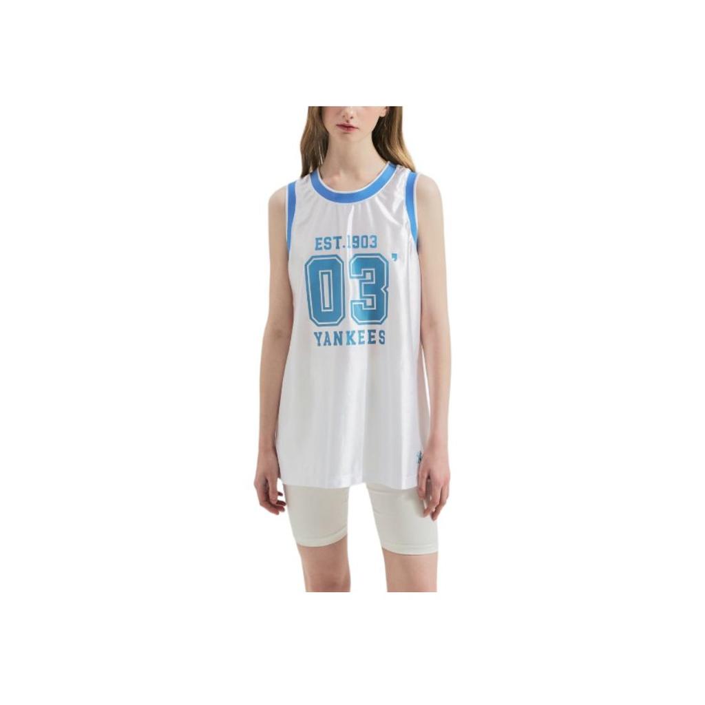 New MLB Tank Tops Women's White 3FTKV0443-50WHS