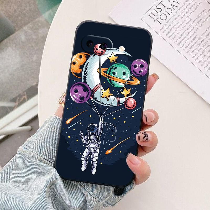For Google Pixel 9a Case Black Silicon Soft TPU Phone Cases for Google Pixel 9a 9 A Protective Back Shells Coque Pixel9A Fundas
