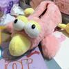 Large Capacity Plush Pencil Case Stationery Organizer Big Eyes Bird Pencil Pouch  School Supplies