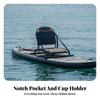 Kayak Seat with Adjustable Recline Robust Cushion Universal for Paddleboarders