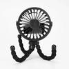 Octopus Mini Fan - Flexible Tripod Clip USB Rechargeable Portable Car & Stroller Fan, Hands-Free Cooling for Baby Office, Travel