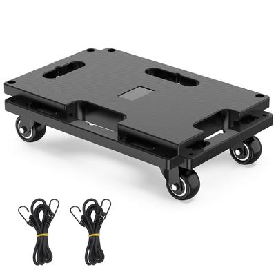 SOLEJAZZ Connectable Platform 200kg Load Connectable Vertically and with Lightweight and for Home and Commercial Includes Secure Black Dolly,
