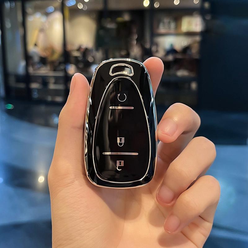

For Chevrolet Chevy Cruze Traverse Spark Equinox Sonic Volt Bolt Malibu Camaro 2/3 Buttons Auto Shell Fob TPU Car Key Case Cover