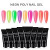 HONEYGIRL Neon 9-Color Quick-Dry Gel Nail Polish - Quick Extension, Painless Sculpting Phototherapy Gel