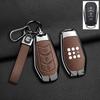 For Dongfeng DFSK 600 Fengon 580 Evolute I-Space I-Pro Landian E5 Keychain Zinc Alloy Leather Car Key Case Cover Accessories
