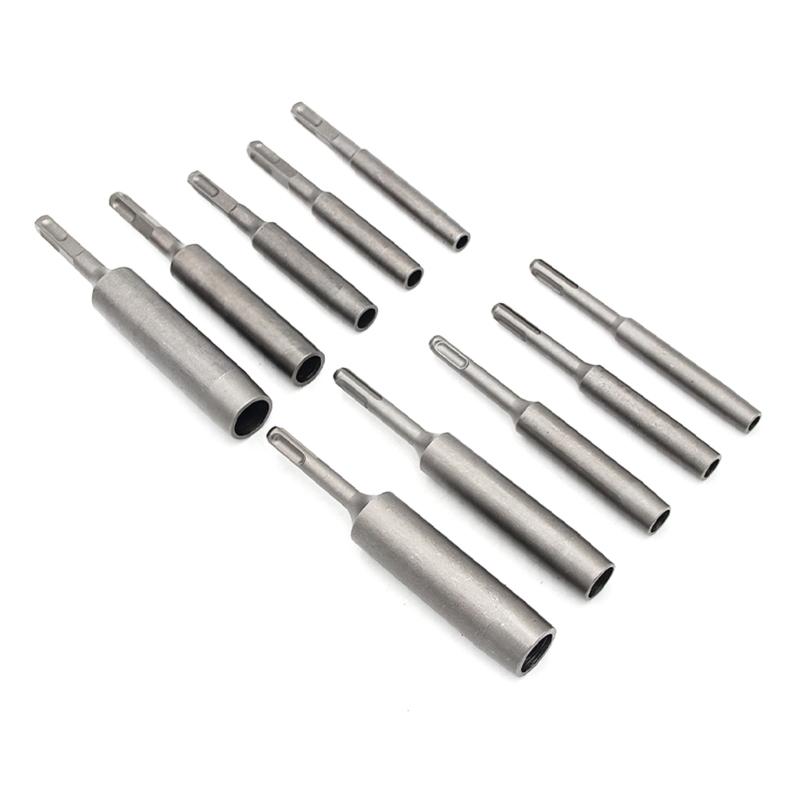 SDS Plus Professional Ground Rod Driver Steel Durable Hardened for 5/8 3/4Inch Ground Rod for SDS Plus Impact Drills