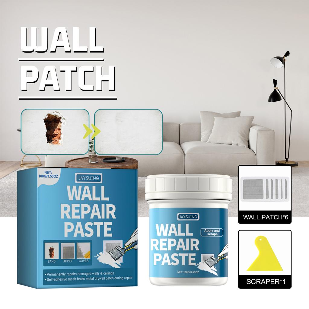 Wall Repair Putty Kit Home Wall Filler Patch Quick Dry Repair Cream Paste for Crack Hole Surface