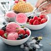 3Pcs Ice Cream Scoop Stainless Steel Cookie Scooper Ice Cream Scoops 3 Size Multifunctional Scooper for Baking Meatball Muffin