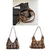 Woolen Tote Bag For Women Large Capacity With Zipper Closure For Daily Use