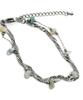 Monoflux Drift Stone Wave Double Chain Bracelet