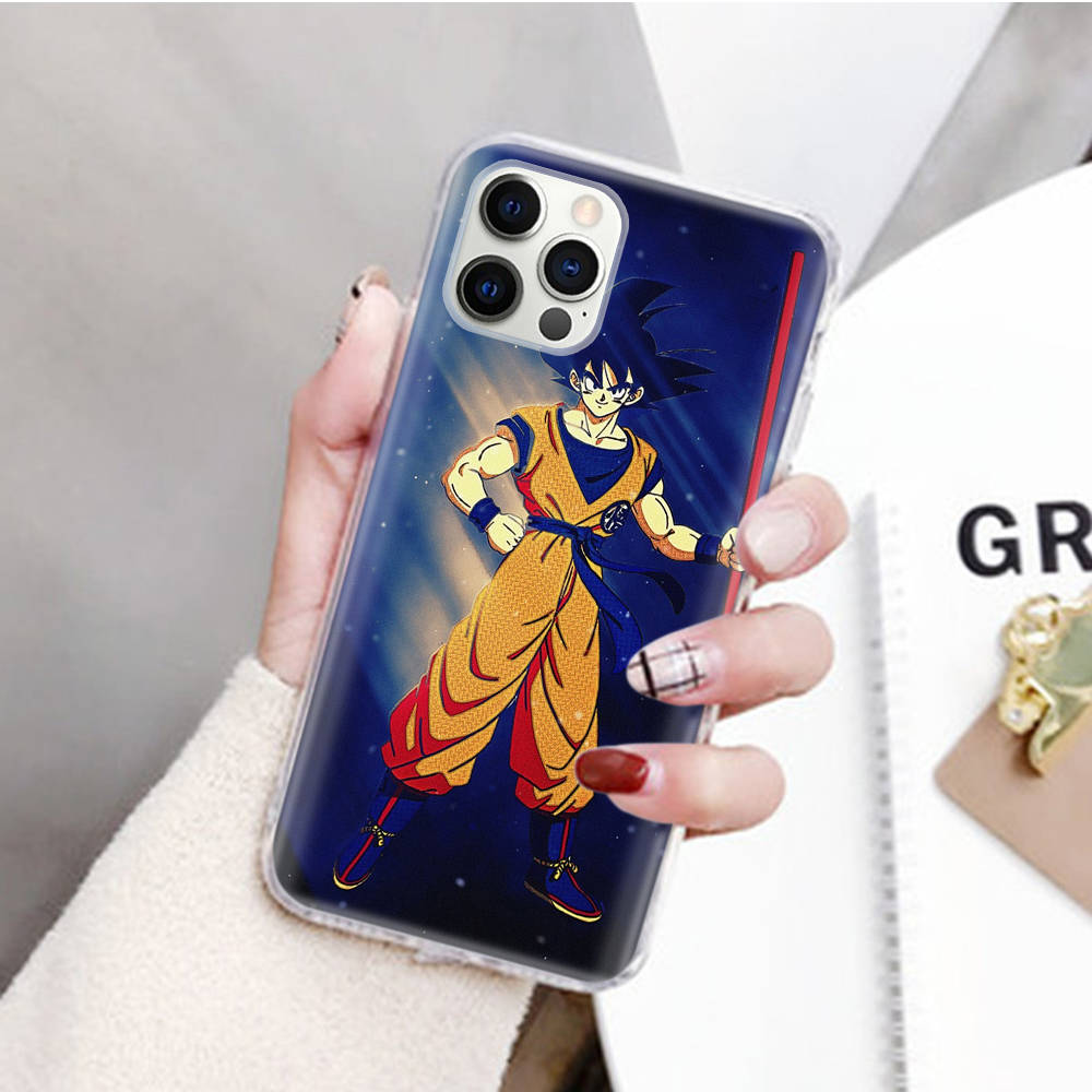 JW75 Dragon Ball Transparent Case for Samsung A04 A14 A23 M33 M53 Realme 10 9 C35 C55 VIVO Y02 X80 Infinix Hot 30 Note 11 Tecno Spark 8P Pro