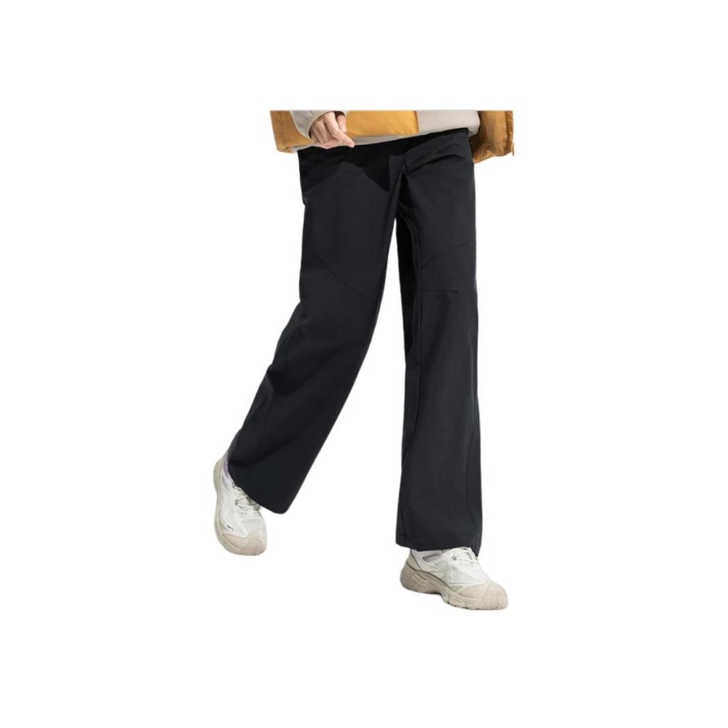 Li Ning CF Comfort Straight Leg Simple Fashion Mid Waist Sports Pants Women Pants AYKV604-1