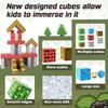 48pcs Magnetic Blocks Stem Montessori Sensory Toys For Toddlers Gifts For 3+ Years Old Construction Toys