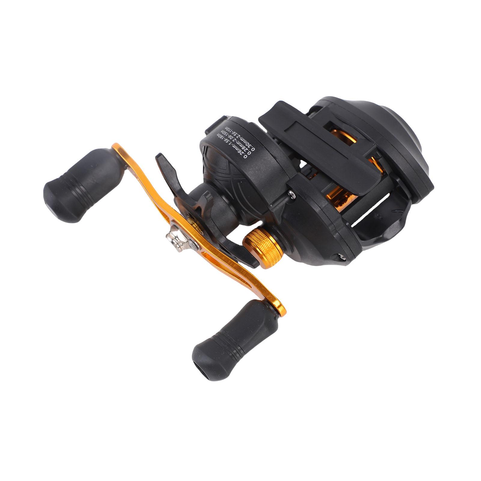 Baitcasting Reel Aluminum Alloy Magnetic Brake Smooth Long Cast Fishing Reel for Saltwater Freshwater