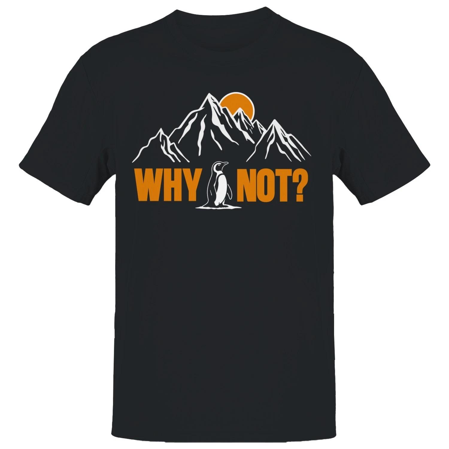Penguin Mountain Adventure Men s T-shirt L