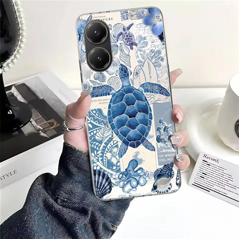 Ocean Starfish Sea Turtle Shark For Xiaomi Poco X7 X6 X5 F7 Ultra F6 F5 Pro Phone Case X4 Nfc F4 Gt F3 M6 M5S M5 M4 M3 Fundas Co