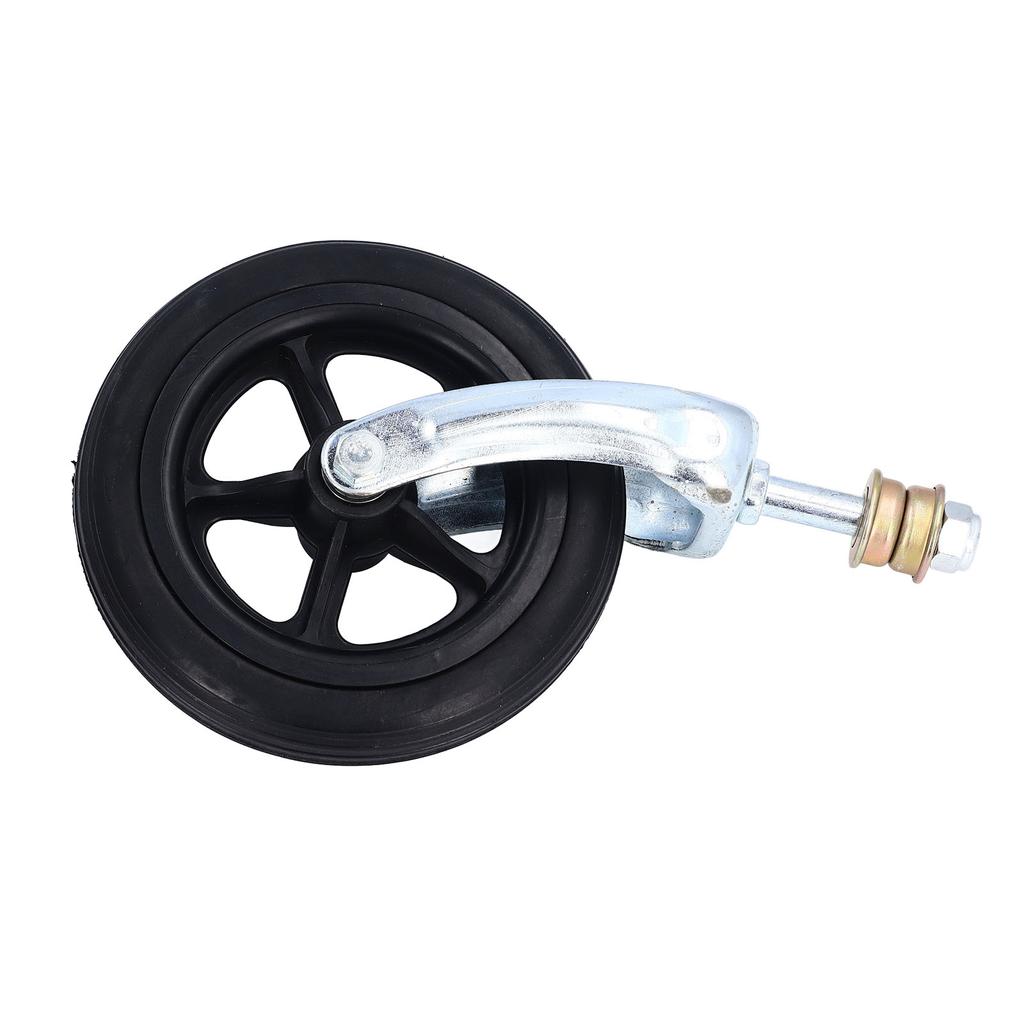 6.5 Inch Wheelchair Castor PU Tire Universal Front Drive Wheel Replacement for Handcart Grocery
