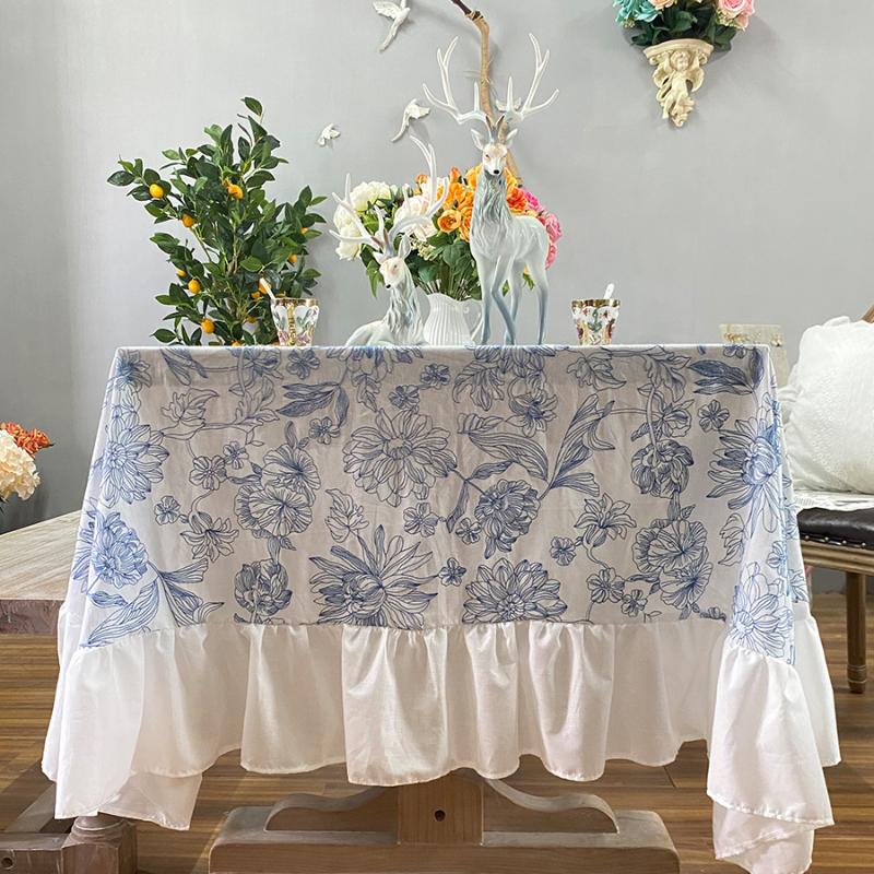 

1 шт. Роскошная и высококлассная ткань Водонепроницаемая Круглая Скатерть Прямоугольная Скатерть для Обеденного Стола Минималистичная Скатерть для Чайного Столика 90x90cm 1pcs