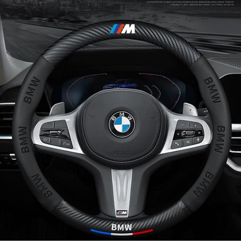 Car Steering Wheel Cover Microfiber Leather Protection Cover For BMW M E30 E39 E46 E90 E93 E60 F10 M5 M6 M7 X4 X5 X1 SO0