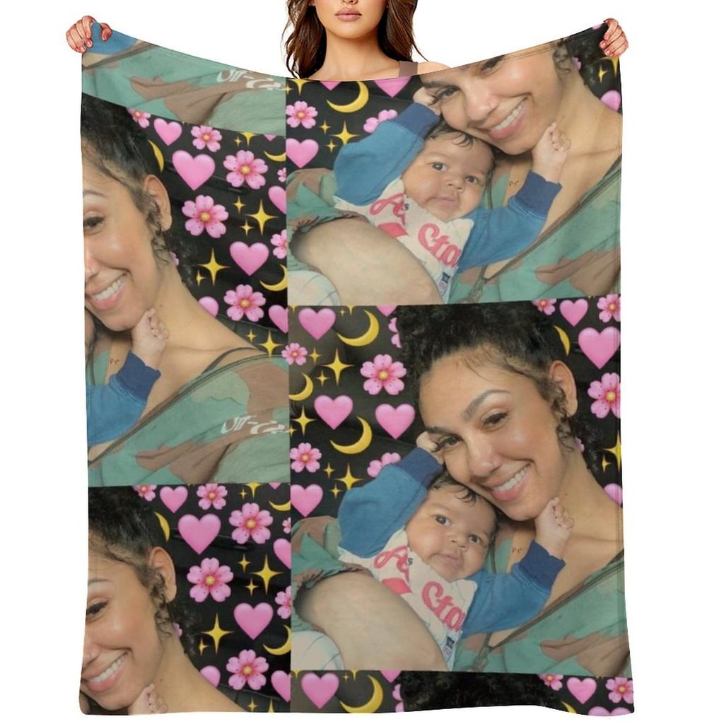 Queen Naija Throw Blanket christmas decoration Custom Hairys Cute Blankets