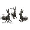 3Pcs Flower Pot Feet Stand Animal Shape Cat Dog Plant Pots Risers Pad Outdoor Garden Resin Pot Foot Plant Bonsai Holders