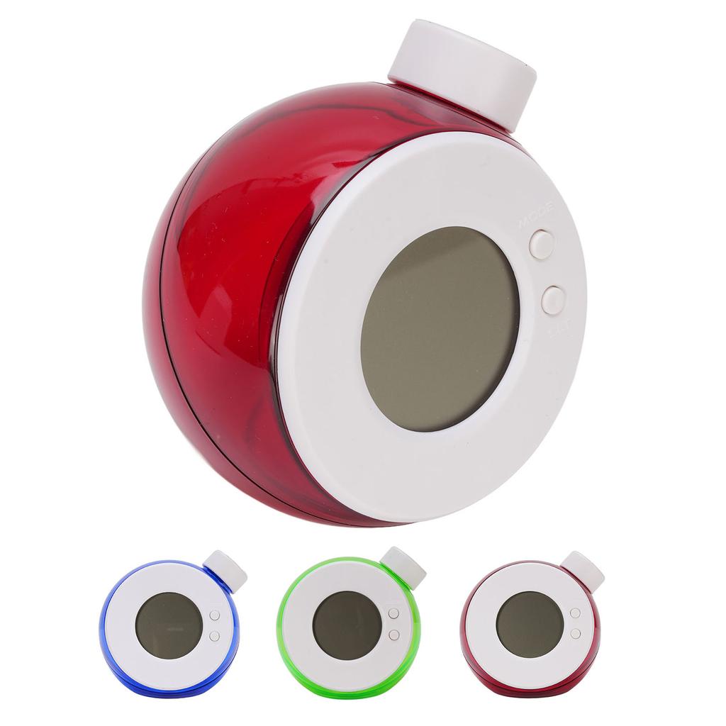Water Powered LED Digital Alarm Clock Quiet Water Energy Clock Eco Conscious Clock For Nightstand Bedroom Office Living Room