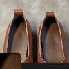 Women's Shoes Head Cowhide Leather Shoes Handmade Flat Shoes Single Shoes Leather Shoes