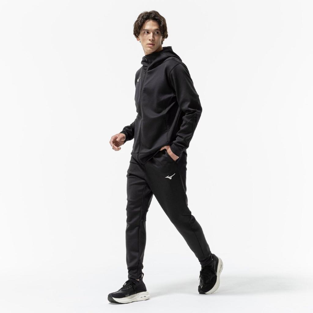 Mizuno Training Wear Peach Touch Size S Sweatpants, 32MDC538, Unisex, Black,