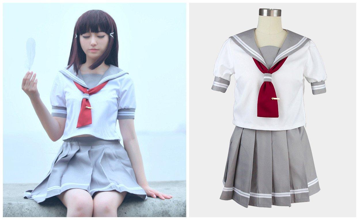 

Cosplay Costumes from Love Mari Kanan Dia Ruby Chika Yoshiko Hanamaru Riko and You Watanabe in Sailor Uniforms for and Halloween [HALLE] Live!