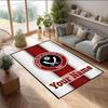Sheffield United FC Printed Crystal Velvet Rug Non‑Slip Crystal Velvet Carpet For Sofa Bedroom Indoor Home Decoration