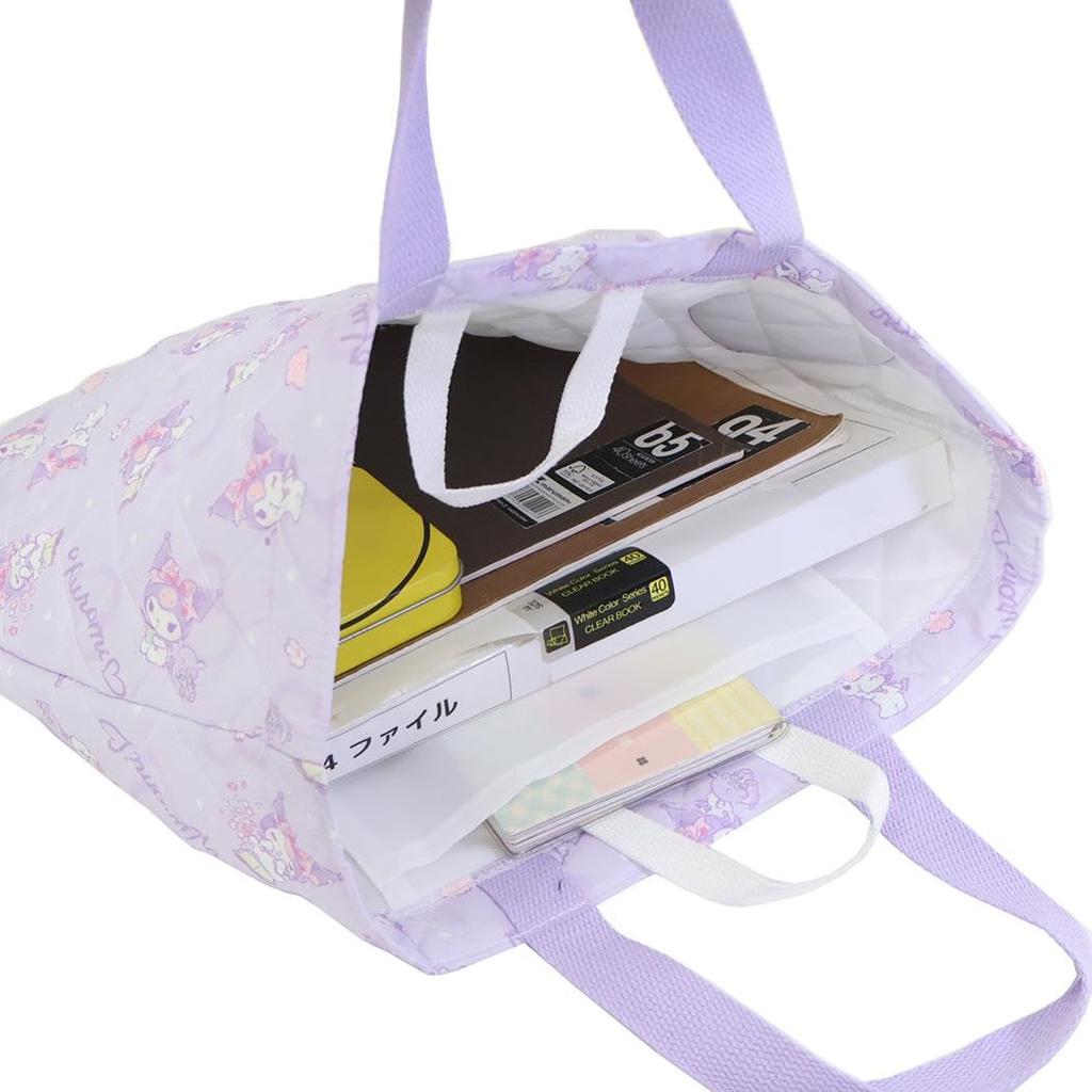 Takanami Create Quilted Lesson Bag Kuromi Purple Field Extracurricular [138436] (Schoolchildren, Toddlers, Children, Kindergarten/School Entrance,