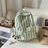 Schoolbag new 1011 high-value schoolbag ins wind lightweight backpack junior high school students versatile commuting large-capacity backpack