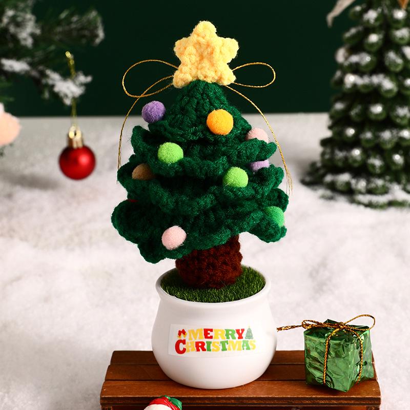 Authentic Plush Head-Tilt Christmas Keychain Decompression Doll - Small Pendant Ornament Gift
