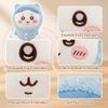 Soft Plush Stuffed Animal Doll with Embroidered Face and Textured Body Suitable for Children and Collectors