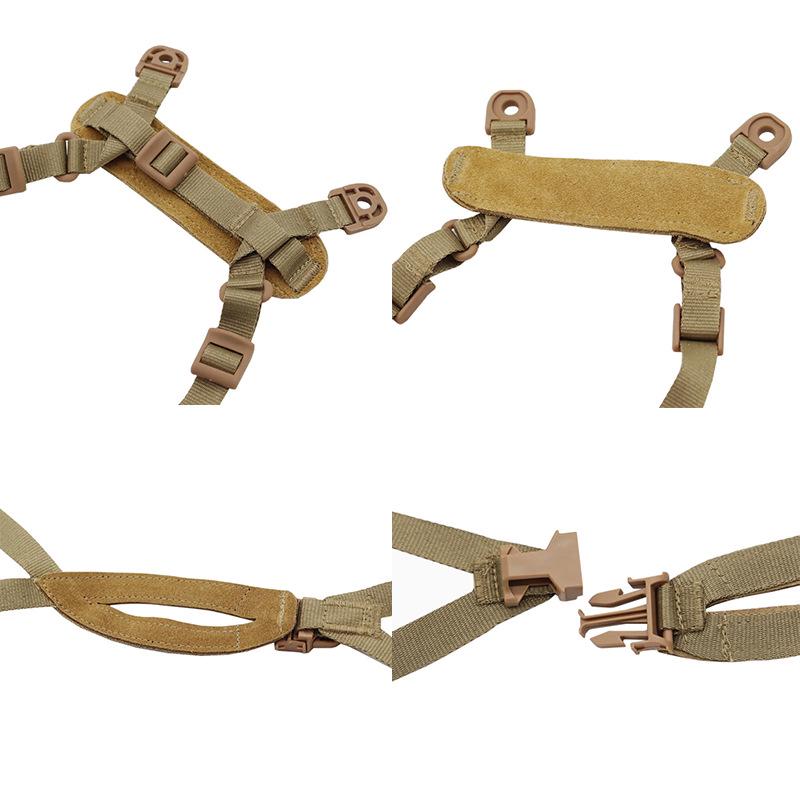 Tactical 4-Point Helmet Liner System for MICH/FAST/M88 Helmets