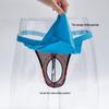 Men's Low-Waist Sexy Nylon Ice Silk Mesh T-Back Briefs