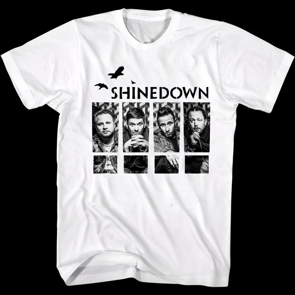 Shinedown Band T-shirt New Unisex For Men Women, Shinedown Unisex White Shirt XL