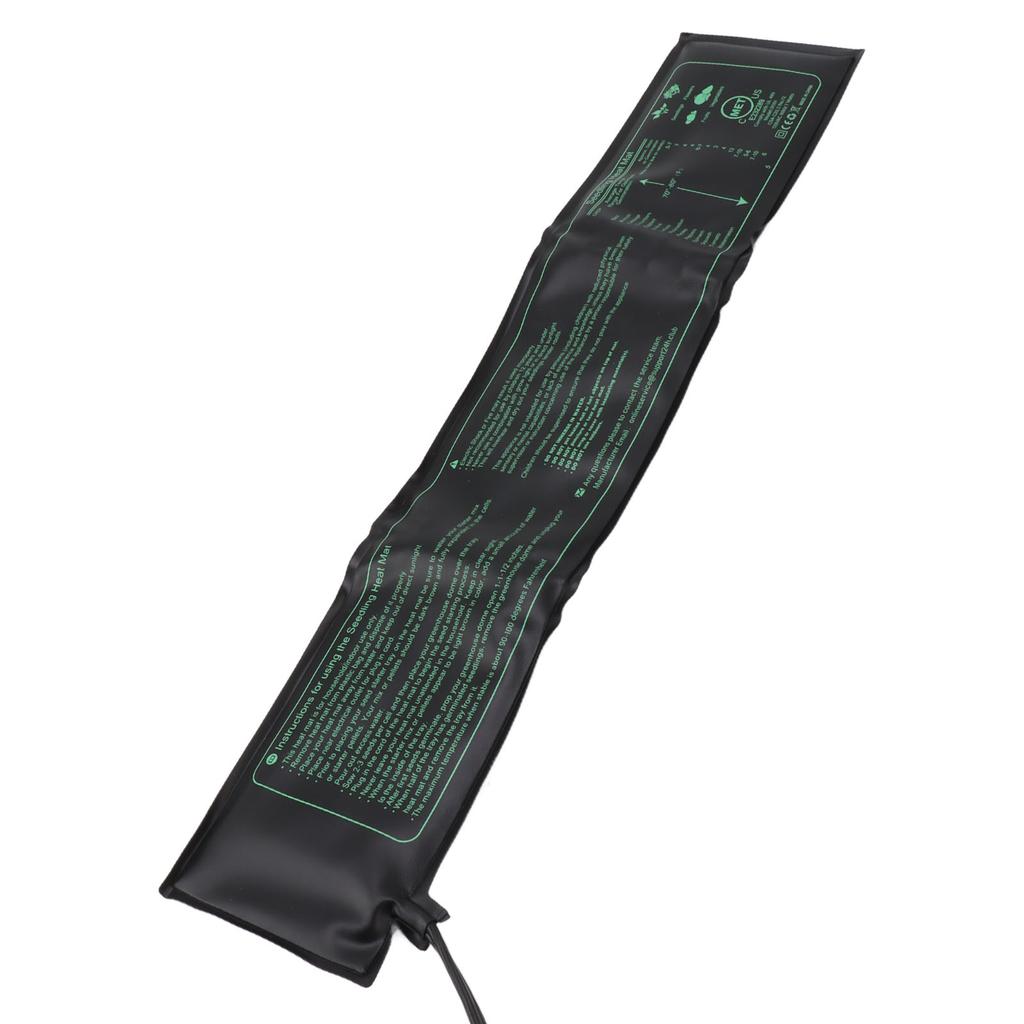 Seedling Heat Mat Waterproof Foldable Safe Seedling Heating Pad for Indoor Plants Germination Hydroponic 10cm*52.5cm