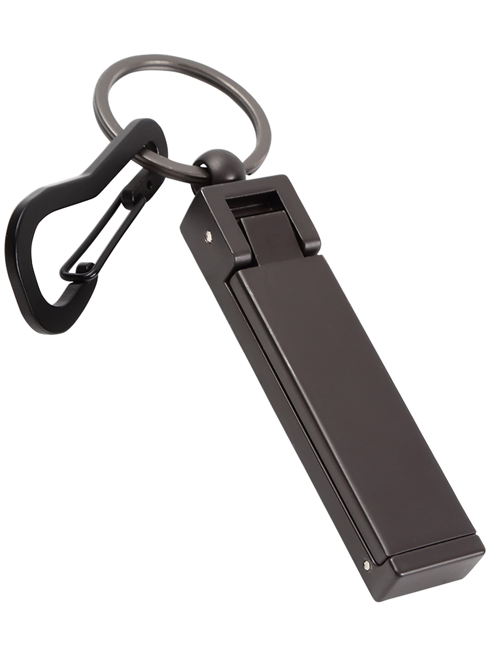 

PERDIN Bag Hanger, 16kg Weight Capacity, Bag Hook, Smartphone Stand, Key Holder (Matte Black)