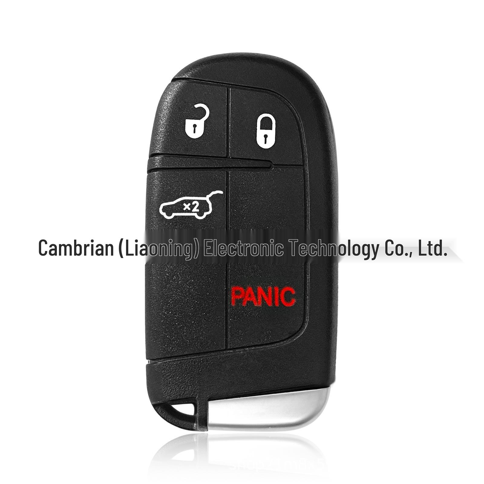 

Совместимый корпус ключа-пульта для 4-кнопочного Dodge Jeep Renegade M3N-40821302 5.4 x 4.2 x 1.4 cm чёрный