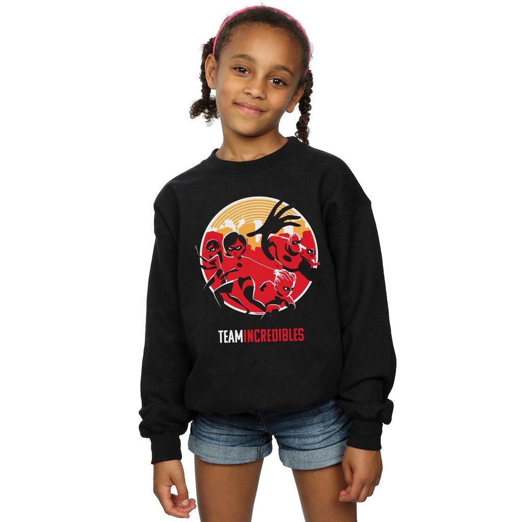 Disney Girls Incredibles 2 Team Incredibles Sweatshirt