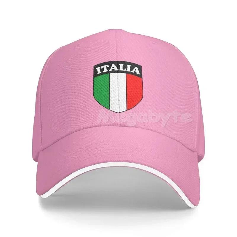 Itálie Itálie Italská vlajka Sendvičová čepice Unisex Nastavitelná Baseballová čepice Klasické Omyvatelné Kovbojské klobouky Klobouk proti slunci Venkovní kšiltovky