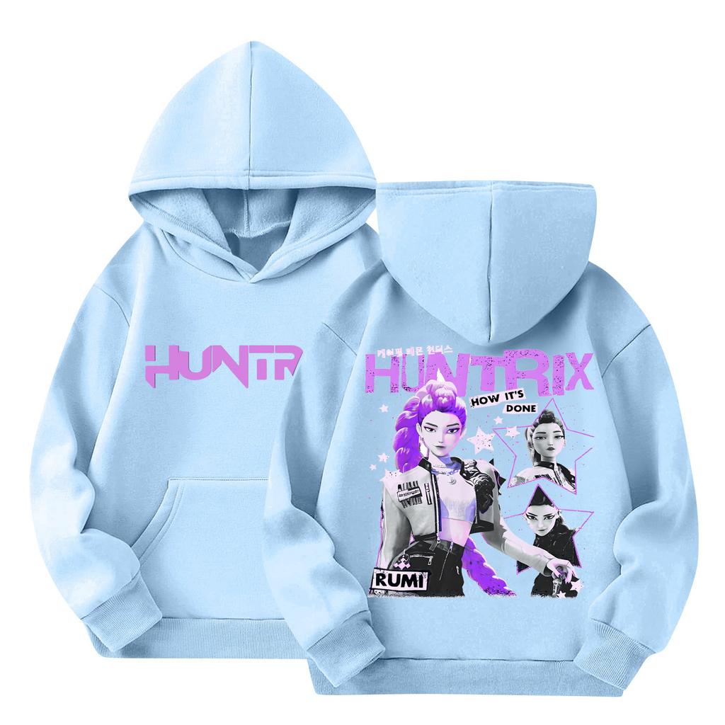 Women's Hooded Gradient Printed Long Sleeved Sweatshirt Loose Women's Sweatshirt  Sweatshirt