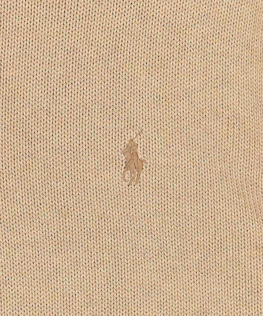 POLO RALPH LAUREN Cotton Quarter Zipper Sweater - Brown