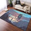 Cartoon Landscape Pattern Floor Mats Door Decoration Home Living Room Floor Mats