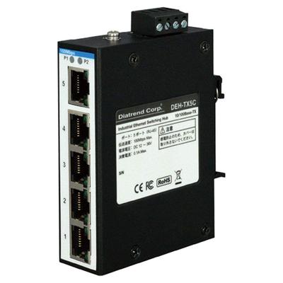Dia Trend Průmyslový Ethernetový přepínací hub Typ 10Base-T/100Base-TX DEH-TX5C