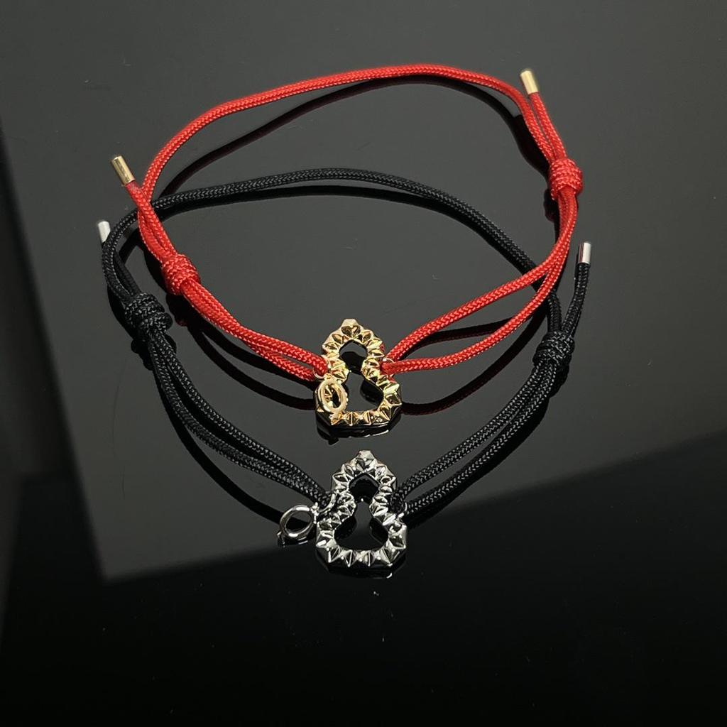 Luxury Women's Gourd Bracelet: Silver-Gilt, Mother-of-Pearl, Agate Jewelry, Unique Bangle, Handcrafted Design.