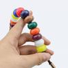 Creative Resin Handbag Chain Colorful Accessory for Unique Bag Decoration Beaded Handbag Accessory